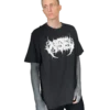 not suitable for life oversized black tshirt front model